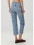 90S Pinch Mavi Crop Straight Jean Pantolon 4