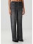 Tyler Illuson Antrasit Wide Leg Jean Pantolon 2