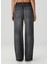 Tyler Illuson Antrasit Wide Leg Jean Pantolon 4
