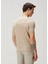 Bej Keten T-Shirt 4