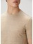 Bej Keten T-Shirt 5