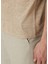 Bej Keten T-Shirt 6