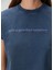Lacivert Logo Baskılı T-Shirt 5