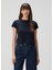 Adine Lacivert Organik Pamuk T-Shirt 3