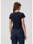 Adine Lacivert Organik Pamuk T-Shirt 4