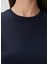 Adine Lacivert Organik Pamuk T-Shirt 5