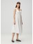 Jax Beyaz Midi T-Shirt Elbise 3