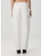 Florence Beyaz Straight Leg Jean Pantolon 4