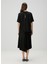 Jax Siyah Midi T-Shirt Elbise 4