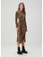 Rivi Leopar Desenli Midi Elbise 3