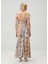 Lala Çiçekli Maksi Elbise 4