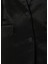 Sae Relaxed Fit Siyah Saten Blazer 5