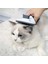 Kedi Köpek Tüy Toplayıcı Kendini Temizleyebilen Ergonomik Rahat Evcil Hayvan Tarağı Gri (4887) 4