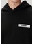 Gros Grain Siyah Kapüşonlu Sweatshirt 5