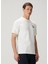 Kırık Beyaz Çiçek Baskılı T-Shirt 3
