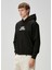 Siyah Kapüşonlu Logo Nakışlı Sweatshirt 3