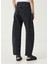 Luna Pieced Siyah Curved Jean Pantolon 5