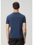 Miles Koyu Mavi V Yaka T-Shirt 4