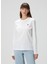 Beyaz Uzun Kol T-Shirt 3