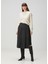 Kaya Antrasit Pileli Midi Etek 1
