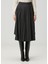 Kaya Antrasit Pileli Midi Etek 2