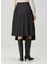 Kaya Antrasit Pileli Midi Etek 4