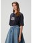Lacivert Organik Pamuk T-Shirt 1