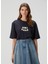 Lacivert Organik Pamuk T-Shirt 3