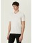 Miles Beyaz V Yaka T-Shirt 3