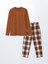Yeni Sezon Standart Kalıp Erkek Pijama Takımı 5