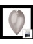 GM-110-38 Metalik - Gümüş Balon 11&amp;apos;&amp;apos; - 28CM - 100 Parça (4887) 1