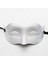 Beyaz Renk Masquerade Kostüm Partisi Venedik Balo Maskesi (4887) 1