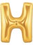 H Harf Folyo Balon Altın Renk 40 Inç (4887) 1