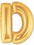 D Harf Folyo Balon Altın Renk 40 Inç (4887) 1