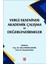 Vergi Ekseninde Akademik Çalışma ve Değerlendirmeler 1
