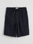 Yeni Sezon Standart Kalıp Çizgili Erkek Şort 5
