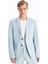 Yeni Sezon Standart Kalıp Keten Karışımlı Erkek Blazer Ceket 1