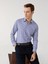 Yeni Sezon Slim Fit Uzun Kollu Çizgili Poplin Erkek Gömlek 1