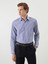 Yeni Sezon Slim Fit Uzun Kollu Çizgili Poplin Erkek Gömlek 2