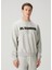 Gri Logo Baskılı Sweatshirt 1