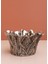 Feather Bucket Gümüş Dekoratif Obje 4