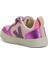 Small V-10 Chromefree Pembe Çocuk Deri Sneaker 3