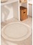 Puffed Ekru Banyo Paspası 100X100 cm 2