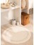 Puffed Ekru Banyo Paspası 100X100 cm 3