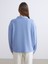 Yeni Sezon Dik Yaka Oversize Kadın Pijama Üstü 4