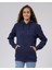 Mooncover Kadın Kapşonlu Kanguru Cepli Sweatshirt – Bordo 1