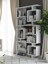 Premium Mdf Ürün Modern Tasarım Labirent Kitaplık | Geometrik Dekoratif Salon Raf Ünitesi 1