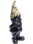 Gnome Standing Black Gold Dekoratif Figür 2