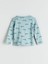 Yeni Sezon Bisiklet Yaka Baskılı Erkek Bebek Pijama Takımı 4