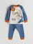 Yeni Sezon Bugs Bunny Baskılı Erkek Bebek Pijama Takım 1